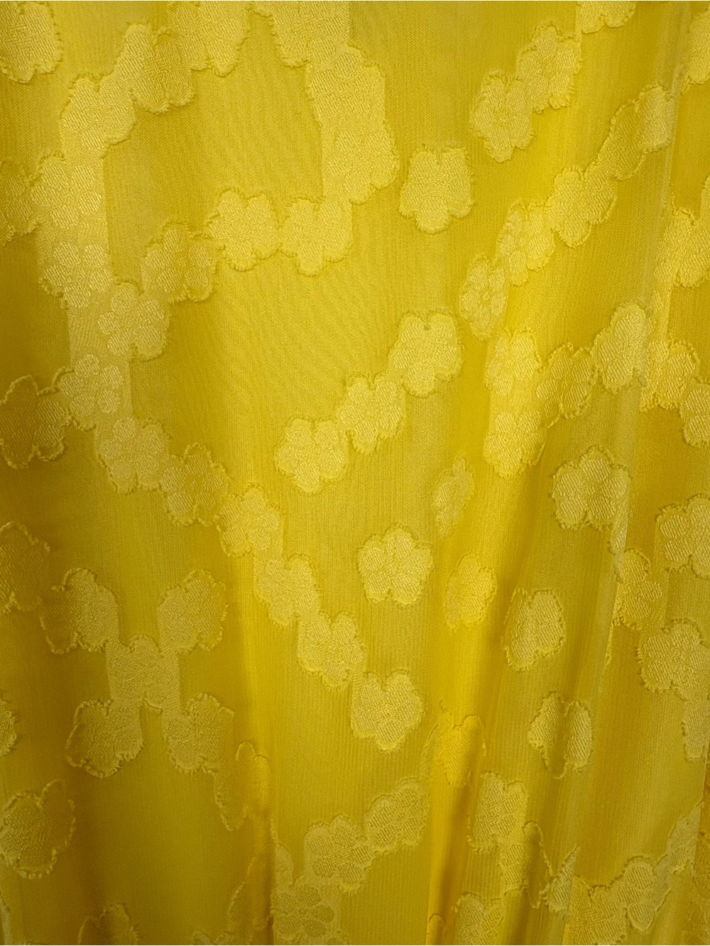 Love & Legend Women’s Yellow Sleeveless Floral Faux Wrap Dress Belted Size 1XL - Picture 6 of 7